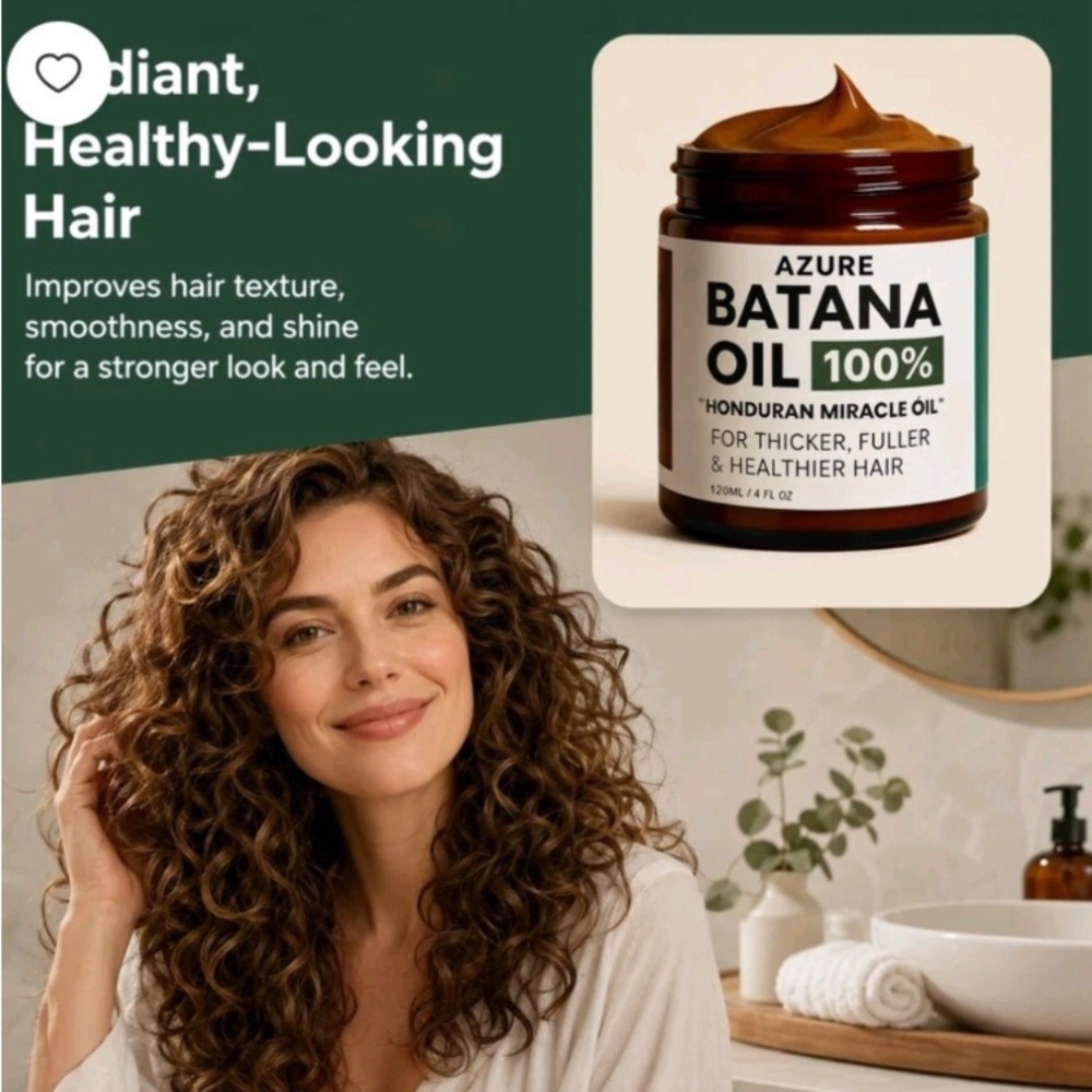 2-Pack | Azure Batana Oil Honduran Miracle Oil Growth Thicker Hair Treatment NEW